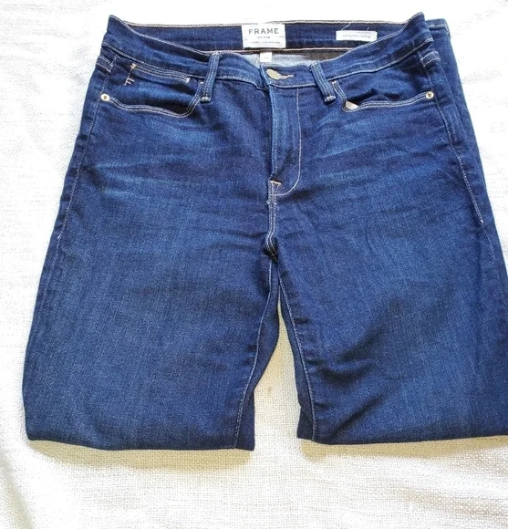 FRAME LE HIGH SKINNY CROP - Picture 2 of 10